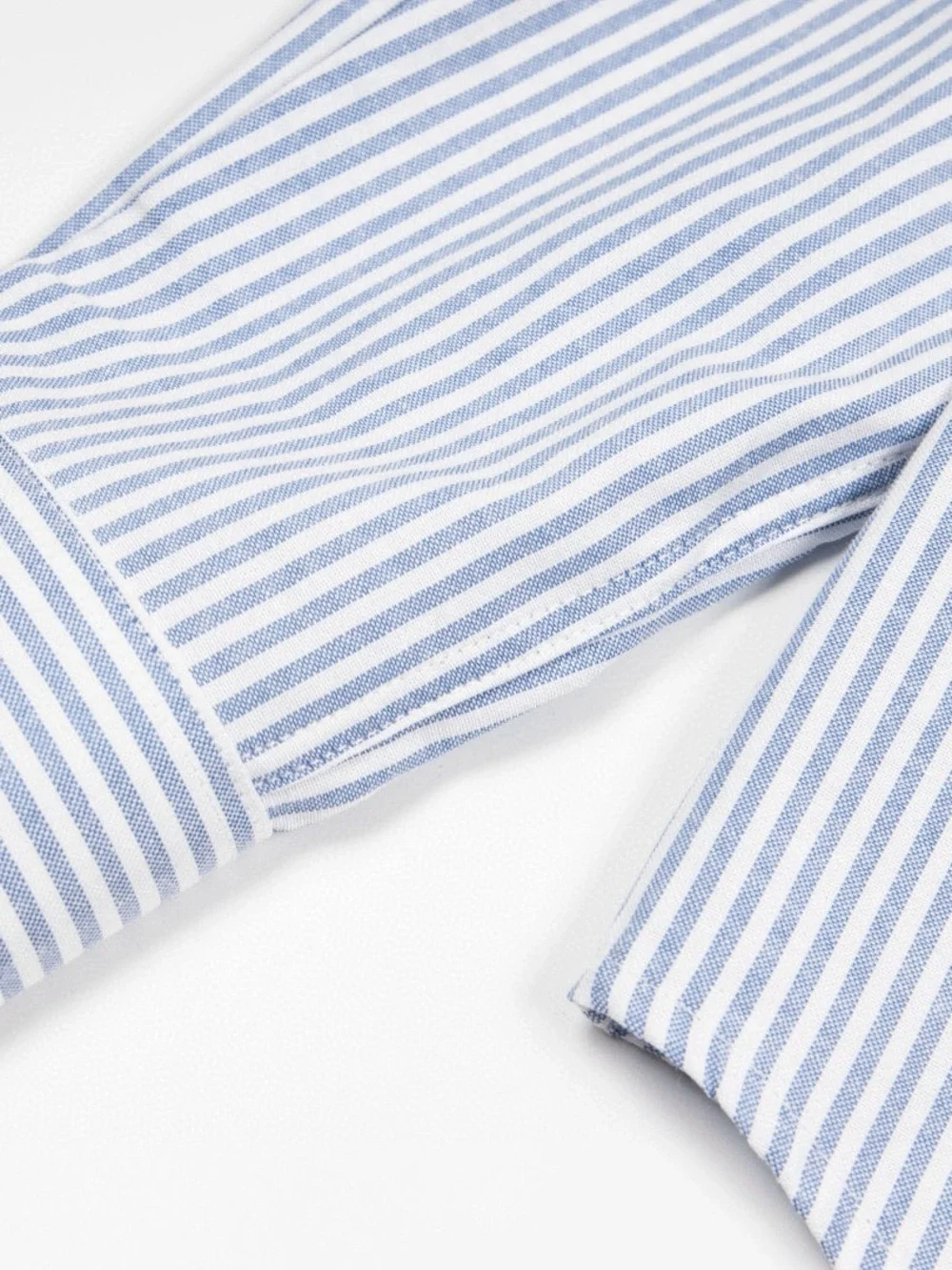 Polo by Ralph Lauren Light Blue & White Striped Oxford Shirt